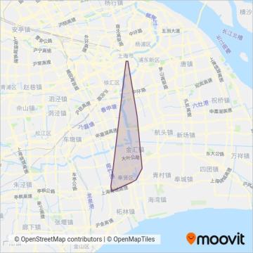 奉贤客运线路的覆盖范围