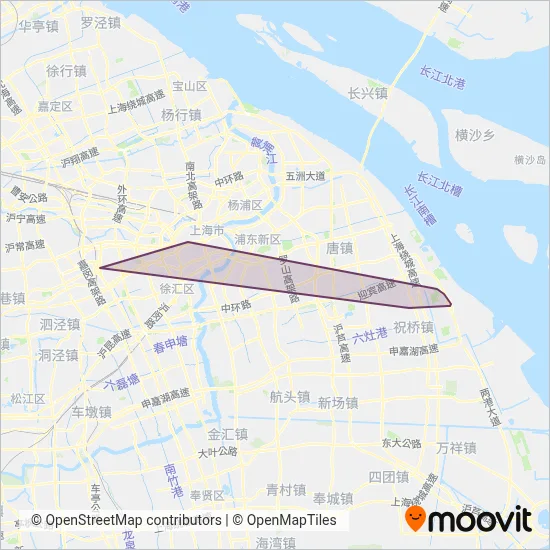 空港巴士线路的覆盖范围