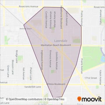 Lawndale Beat coverage area map