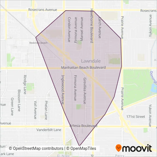 Lawndale Beat coverage area map
