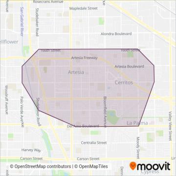 COW coverage area map