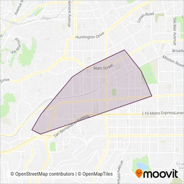 ACT coverage area map