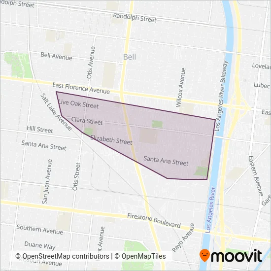 CART coverage area map