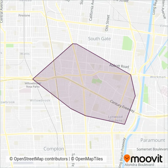 Lynwood Breeze coverage area map