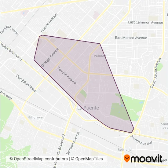 La Puente LINK coverage area map