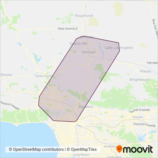 AVTA coverage area map