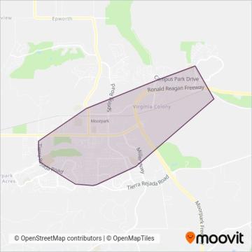 MCT coverage area map