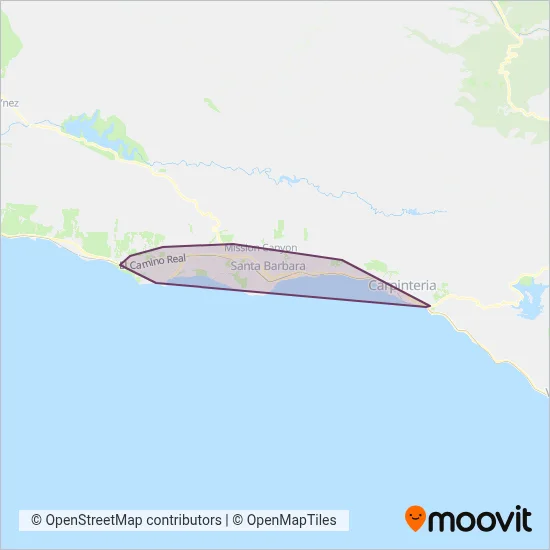 SBMTD coverage area map