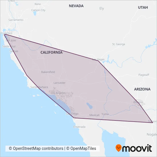 FlixBus-us coverage area map