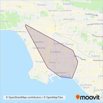 LBT coverage area map