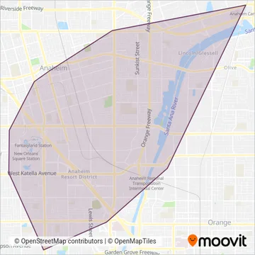 ART coverage area map