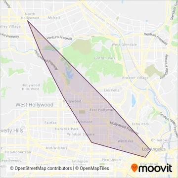 Metro (Subway) coverage area map