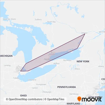 FlixBus-us coverage area map