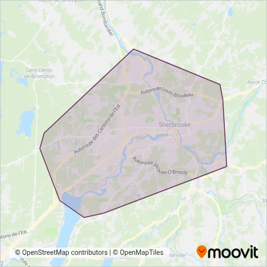 STS coverage area map