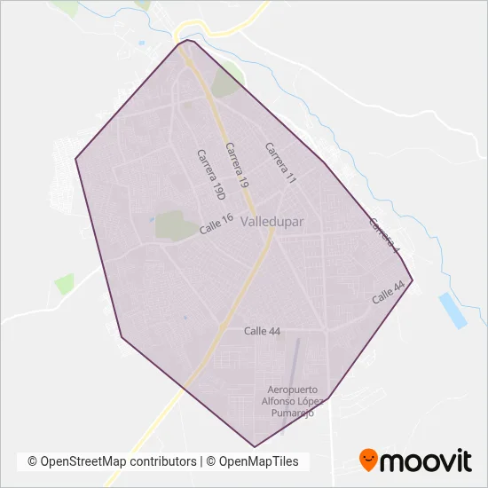 SIVA coverage area map