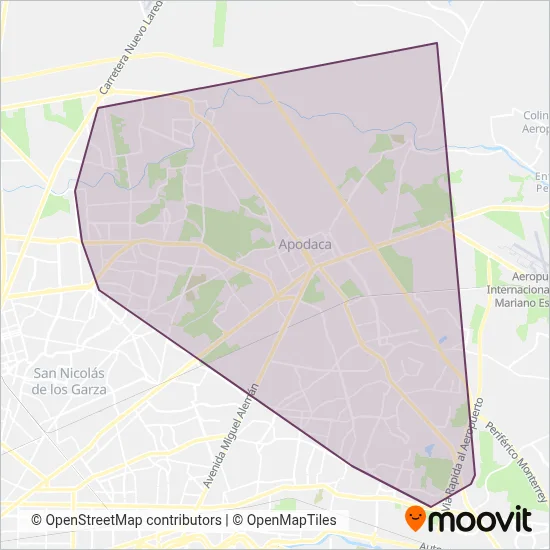 Circuito Contigo coverage area map