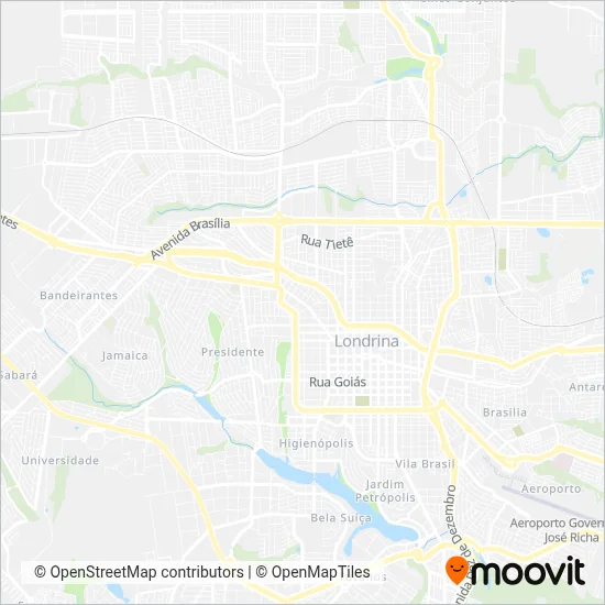 Expresso Nordeste (Rodoviário) coverage area map