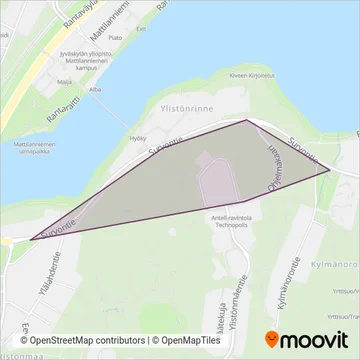 TILAUSAJOT MENNÄÄN BUSSILLA OY coverage area map