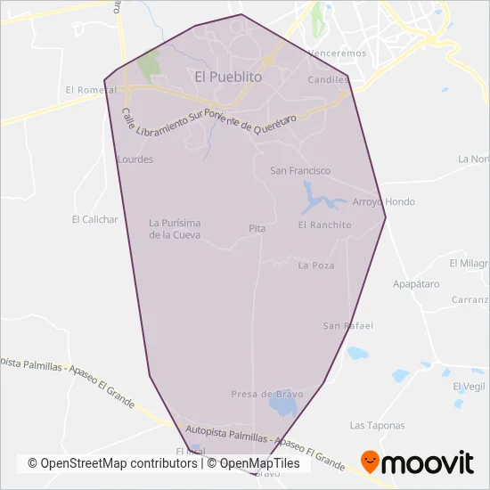 MobiVan coverage area map