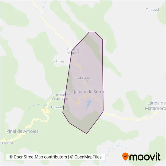 QroVan coverage area map