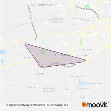 TSQA coverage area map