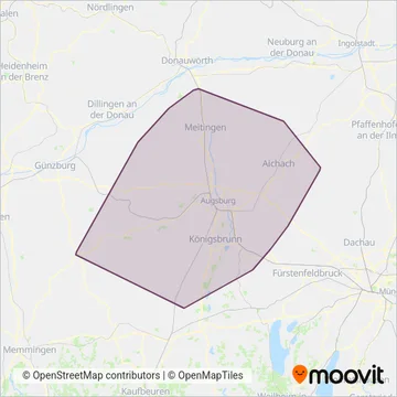 Схема покрытия компании AVV