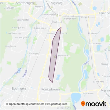SONDERVERKEHRE coverage area map