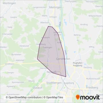 Схема покрытия компании GVG 1 (Bündel Nr. 3) - Автобус