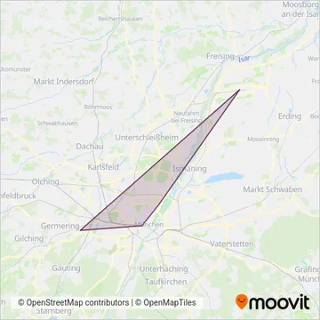 Nicht in MVV integriert coverage area map