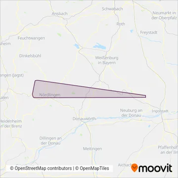 OVA-Bopfingen coverage area map