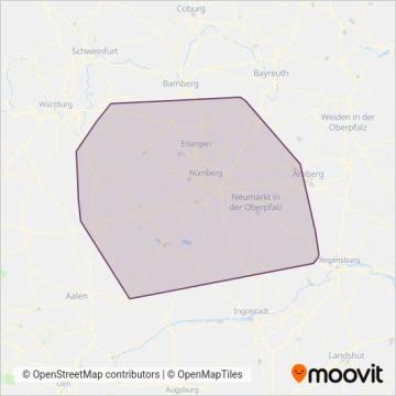 Схема покрытия компании Bus Region (Private VU)