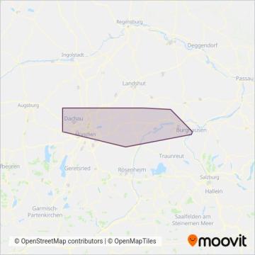 Схема покрытия компании Landkreis Mühldorf (Inn)