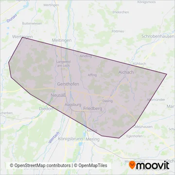 Схема покрытия компании Demmelmair