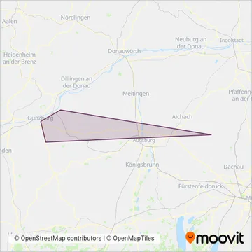 Gruber coverage area map
