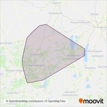 Схема покрытия компании Kirchweihtal