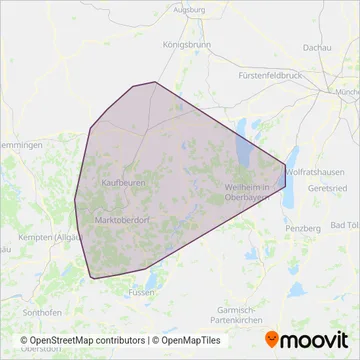 Схема покрытия компании Kirchweihtal