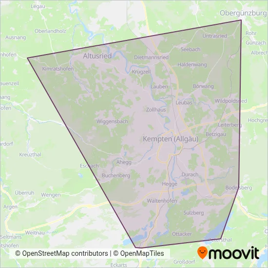 Stadtbus Kempten Verbundsgebiet