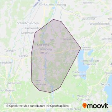 Схема покрытия компании AST1