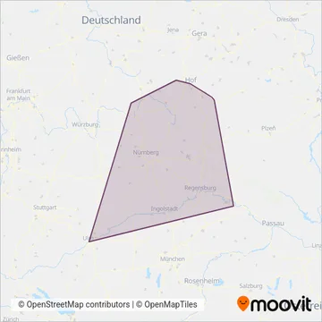 agilis (Rail) coverage area map