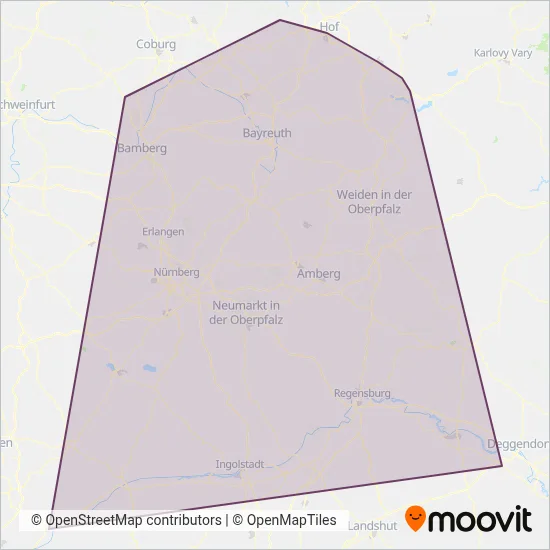 agilis (Rail) coverage area map