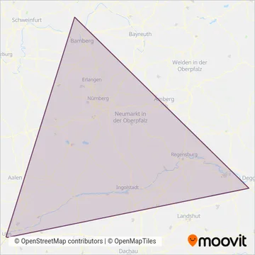 Схема покрытия компании agilis (Автобус)