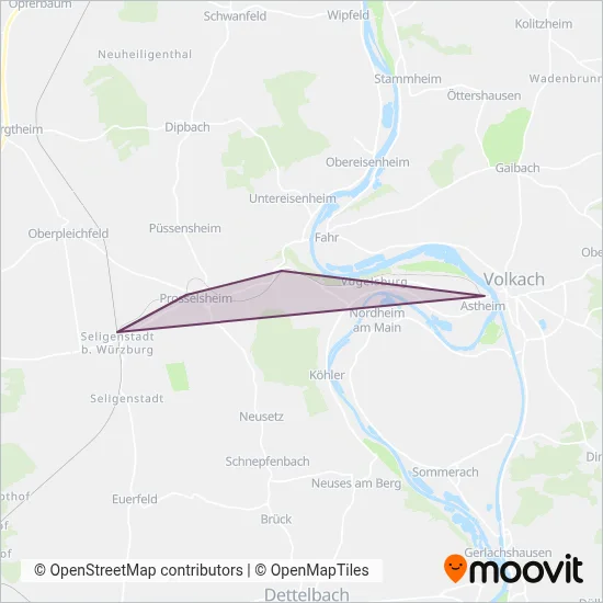 Mainschleifenbahn Verbundsgebiet