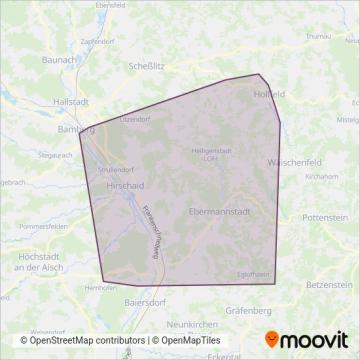 Схема покрытия компании Kein Bereich