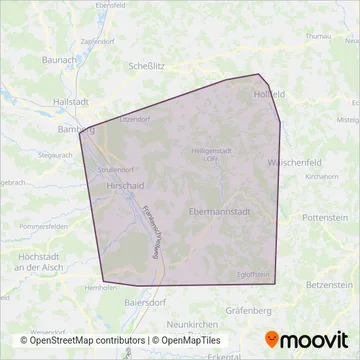 Схема покрытия компании Kein Bereich