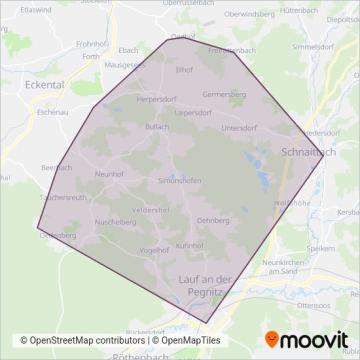 Схема покрытия компании VGN Kraus Reisen