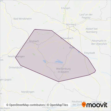 Схема покрытия компании Weissenburg