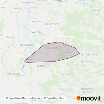 Схема покрытия компании Bus12