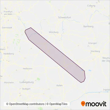 Miltenberg-Elsavatal coverage area map