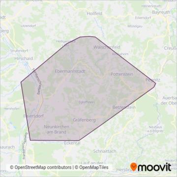 Схема покрытия компании Schmetterling Reisen