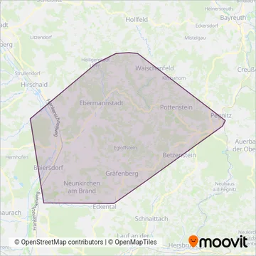 Схема покрытия компании Schmetterling Reisen